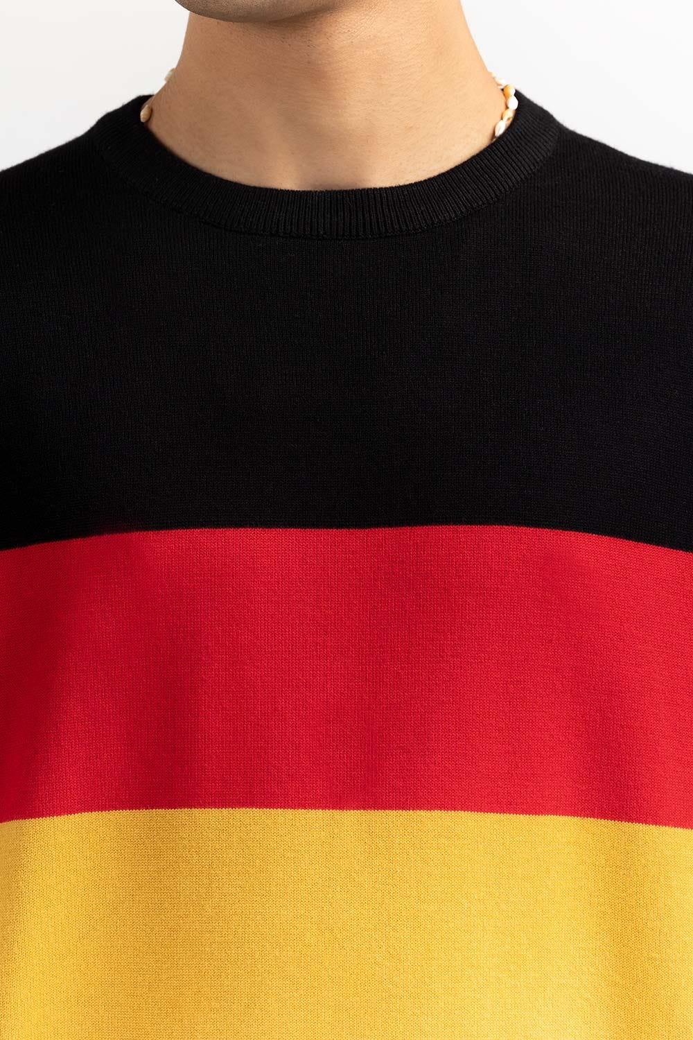 Multi Color Block Crew Neck Sweater SWT-FFSCN22-253