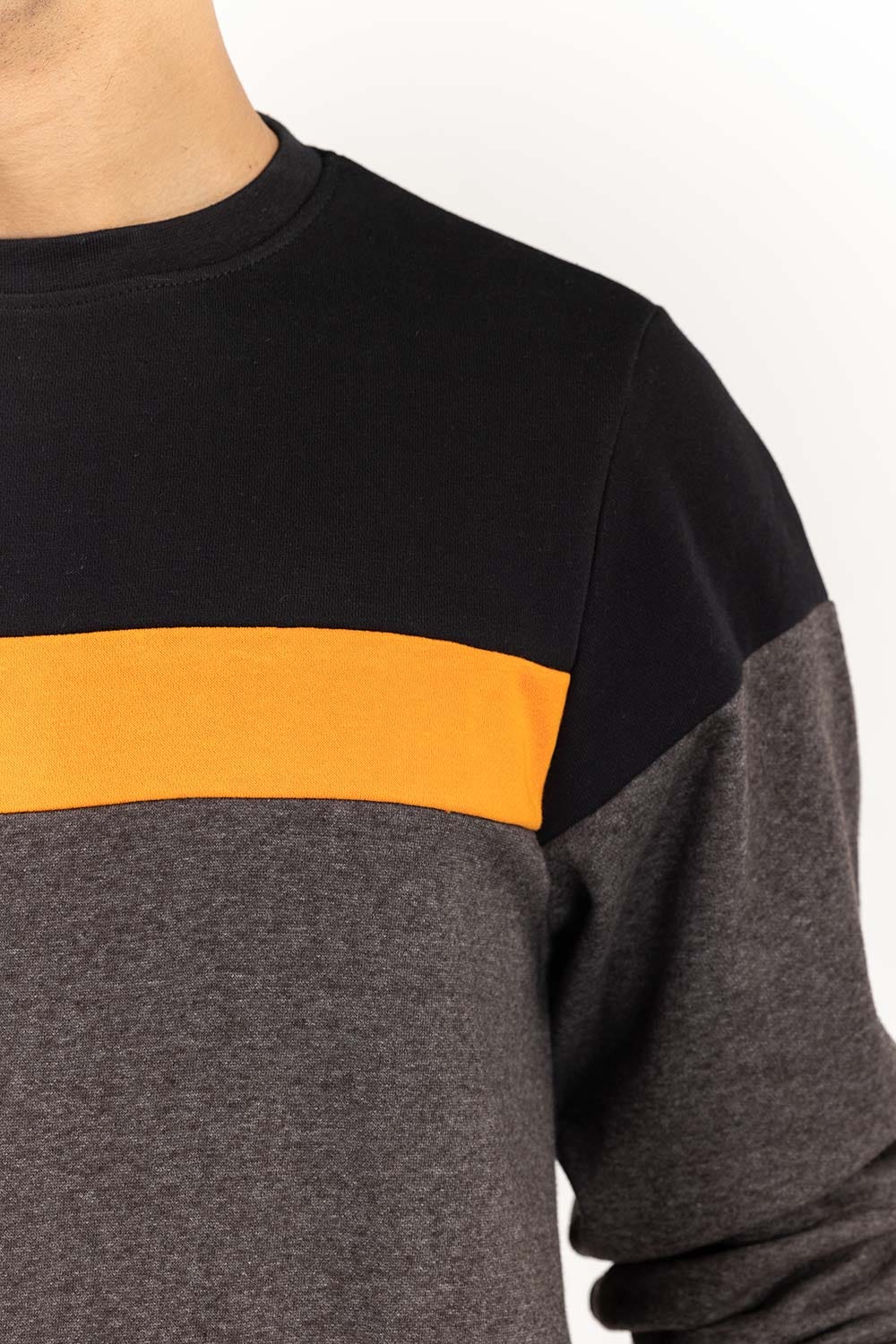 Multi Color Block SweatShirt SWS-F22-018