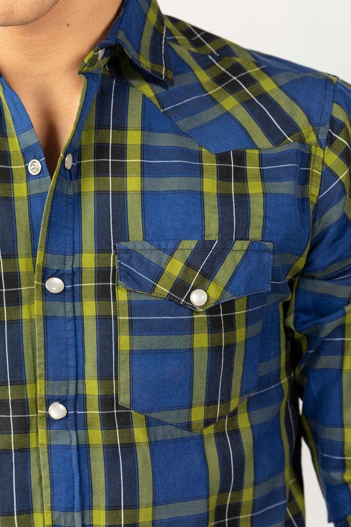 Multi Color Checkered Casual Shirt CM-YD-2856 CS