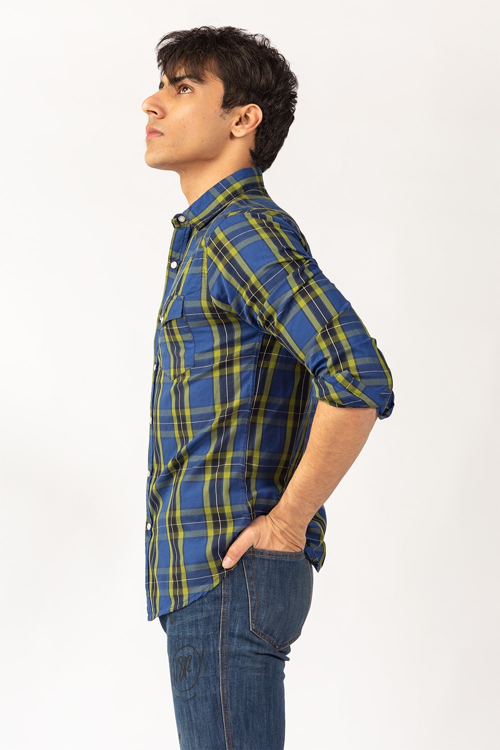 Multi Color Checkered Casual Shirt CM-YD-2856 CS