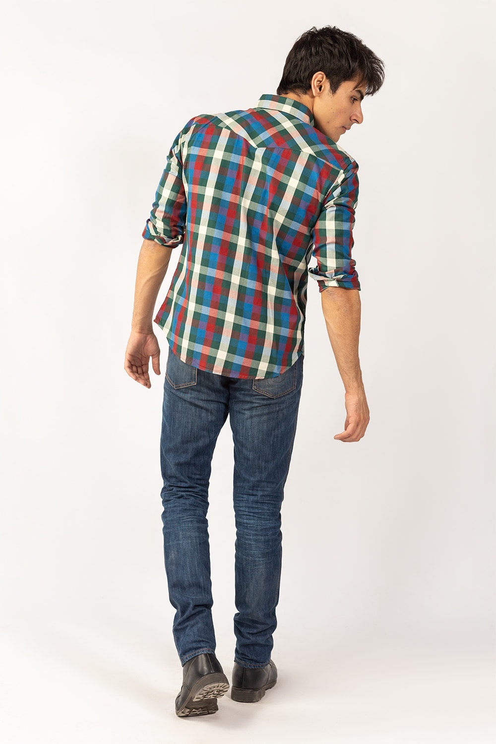 Multi Color Checkered Casual Shirt CM-YD-2857 CS