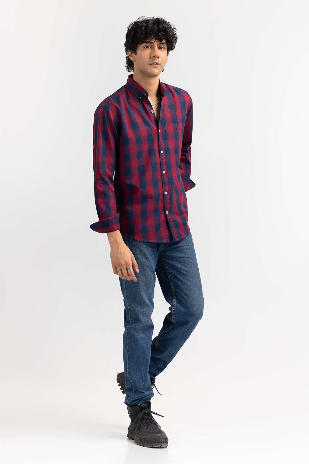 Multi Color Checkered Casual Shirt CS-YD22-013