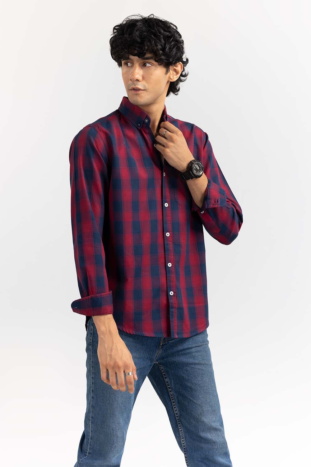 Multi Color Checkered Casual Shirt CS-YD22-013