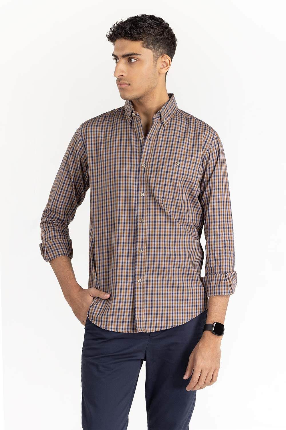 Multi Color Checkered Casual Shirt CS-YD22-019