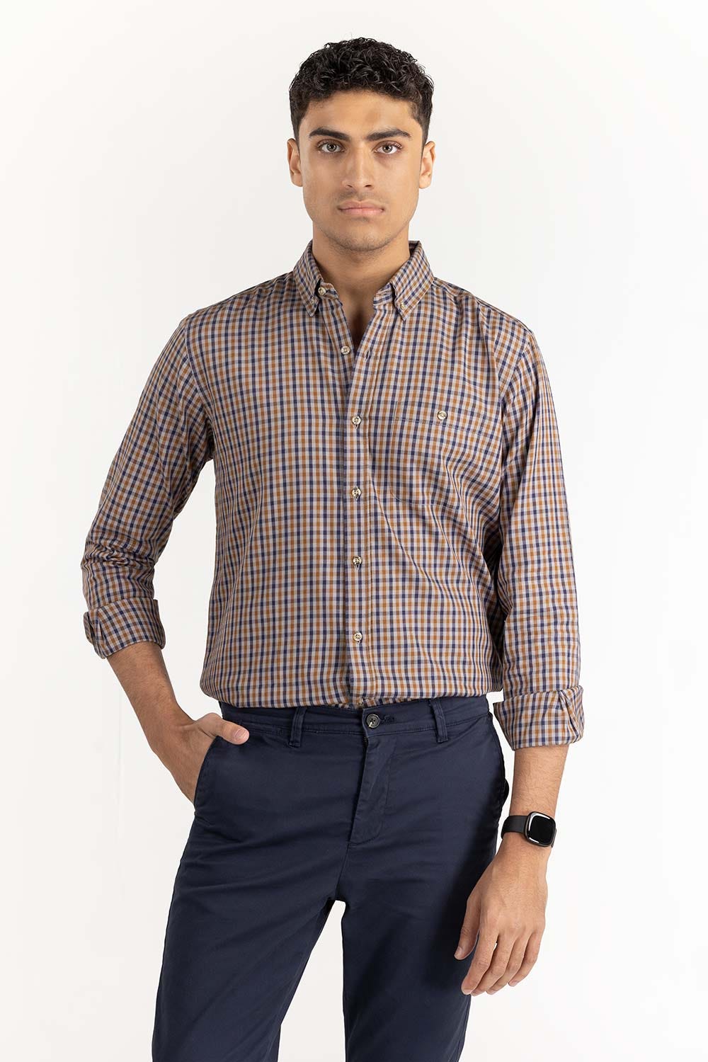 Multi Color Checkered Casual Shirt CS-YD22-019