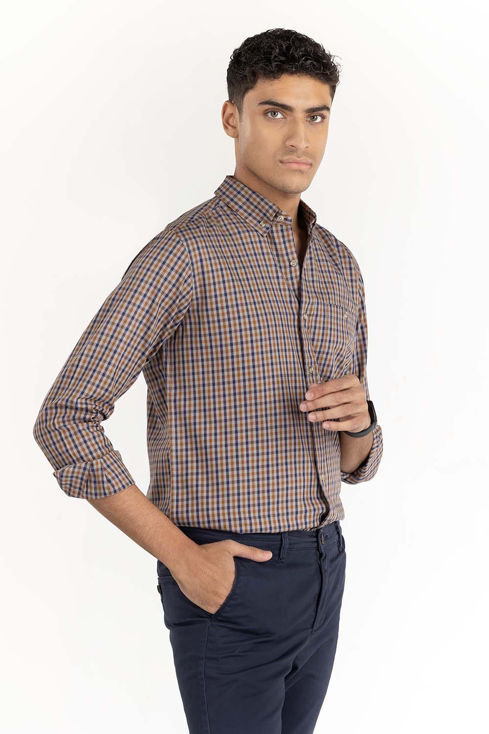 Multi Color Checkered Casual Shirt CS-YD22-019