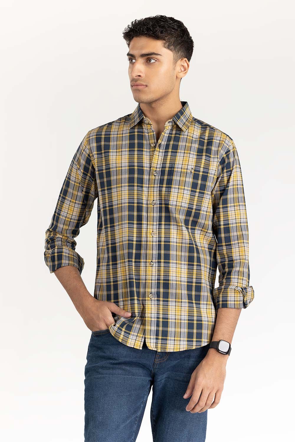 Multi Color Checkered Casual Shirt CS-YD22-020