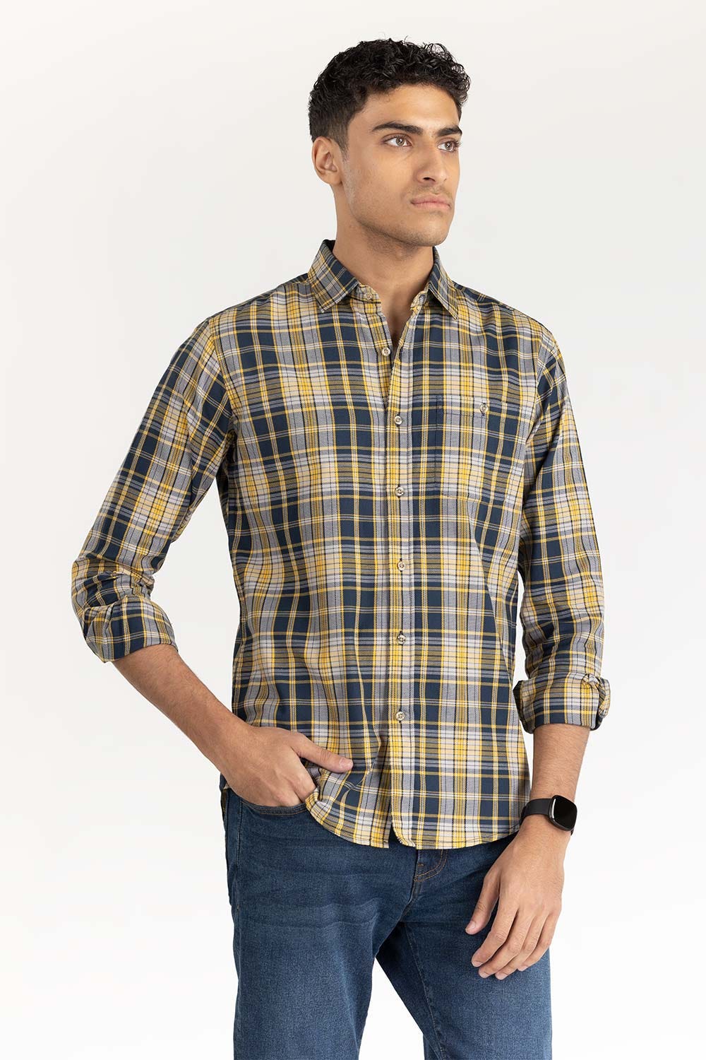 Multi Color Checkered Casual Shirt CS-YD22-020