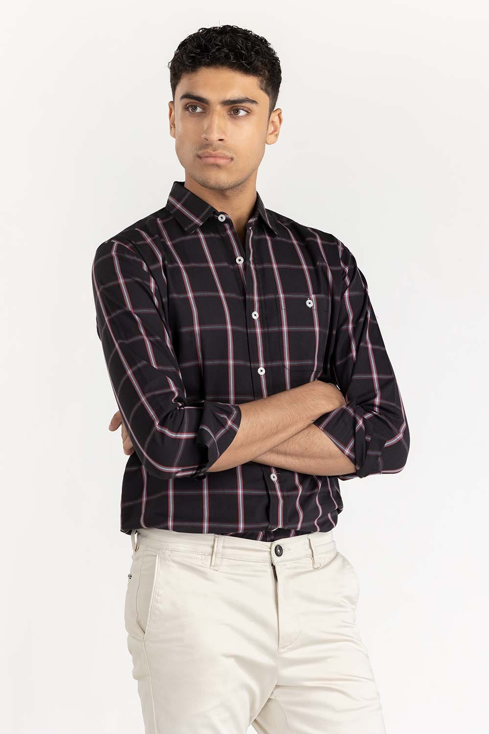 Multi Color Checkered Casual Shirt CS-YD22-021