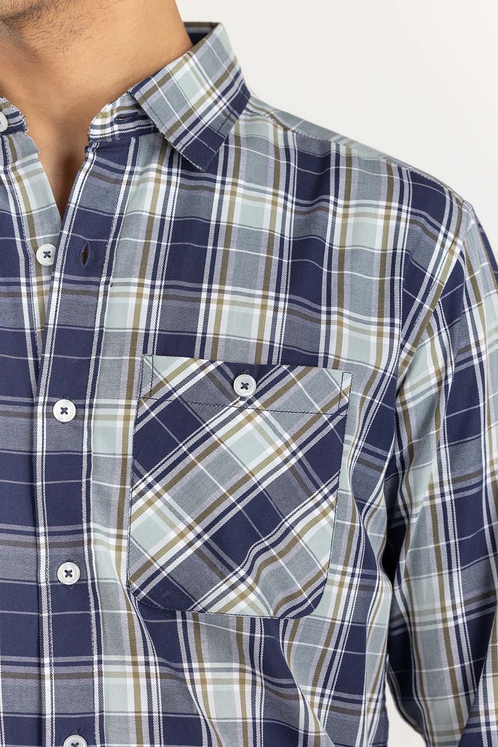 Multi Color Checkered Casual Shirt CS-YD22-025