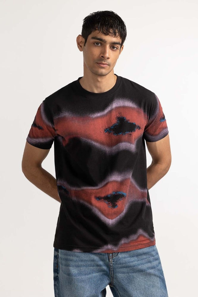 Multi Color Graphic Tee MN-TS-GP-S24-602