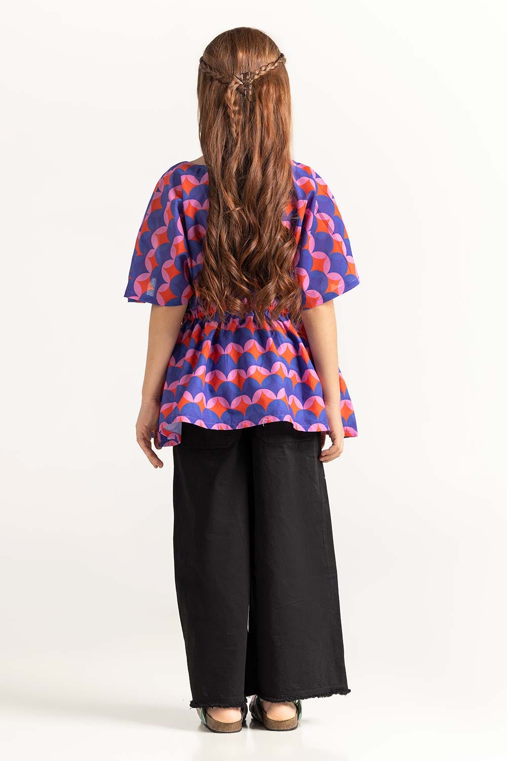 Multi Color Junior Girl Basic Blouse JG-BLS-SS24-015