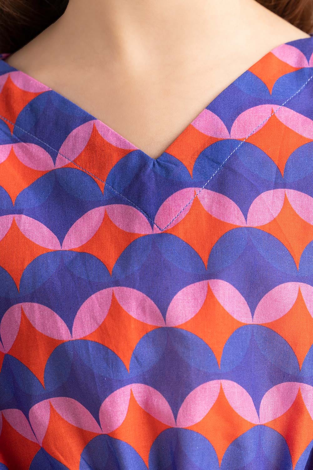 Multi Color Junior Girl Basic Blouse JG-BLS-SS24-015