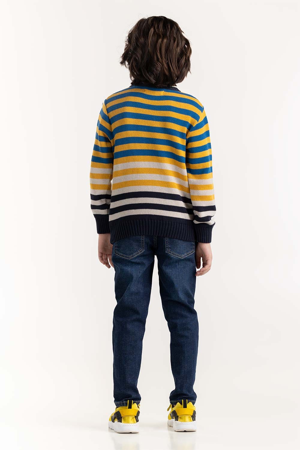Toddler Boy Multi Color Knit Sweater 224-511-029