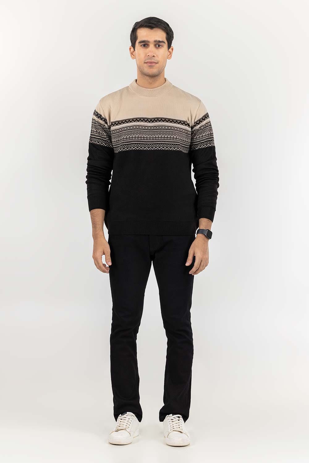 Multi Color Navajo High Neck Sweater SWT-FFSHN22-111