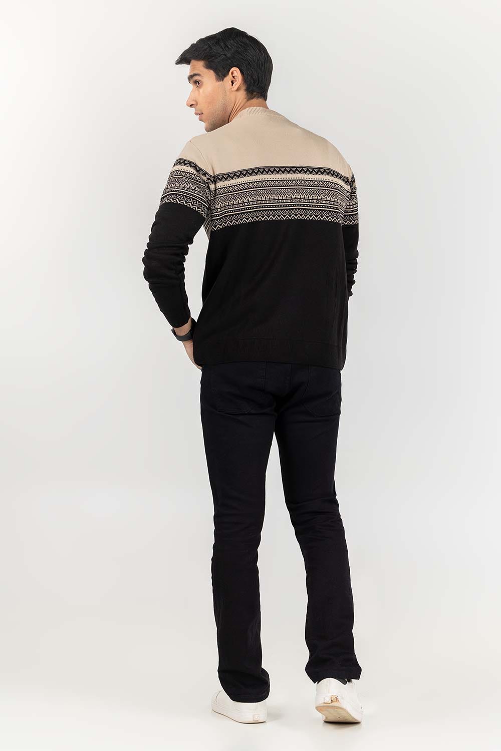 Multi Color Navajo High Neck Sweater SWT-FFSHN22-111