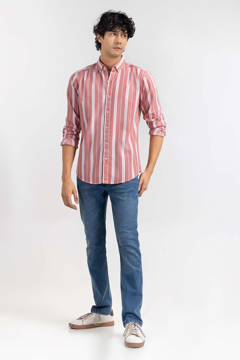 Multi Color Stripe Casual Shirt CS-YD22-010
