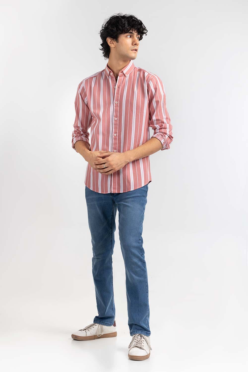 Multi Color Stripe Casual Shirt CS-YD22-010