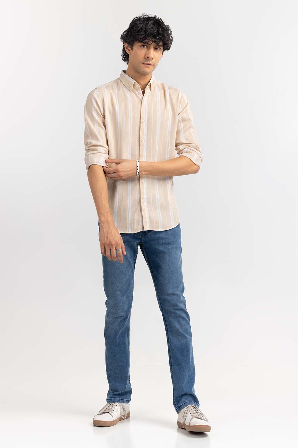 Multi Color Stripe Casual Shirt CS-YD22-011