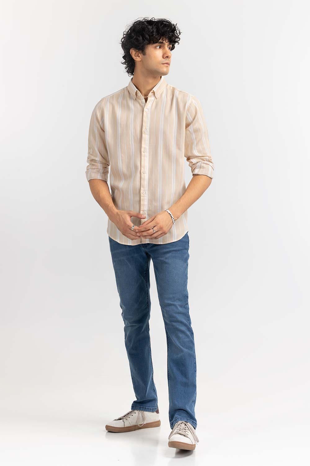 Multi Color Stripe Casual Shirt CS-YD22-011