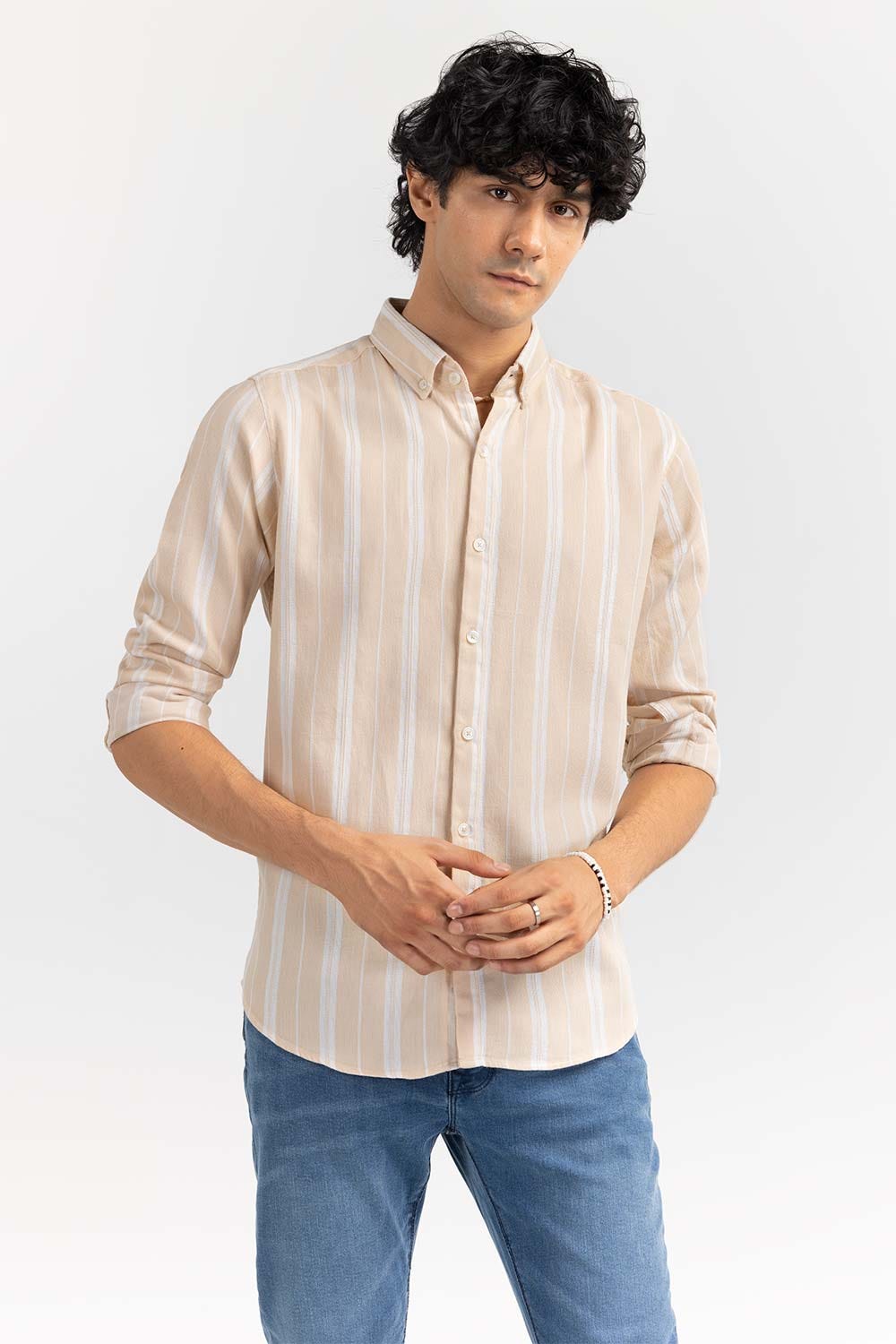 Multi Color Stripe Casual Shirt CS-YD22-011