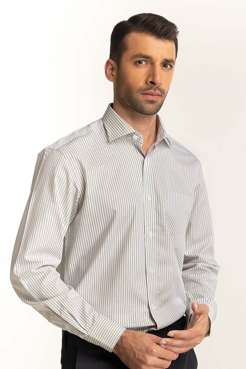 Multi Color Stripe Formal Shirt MN-FS-YD24-091