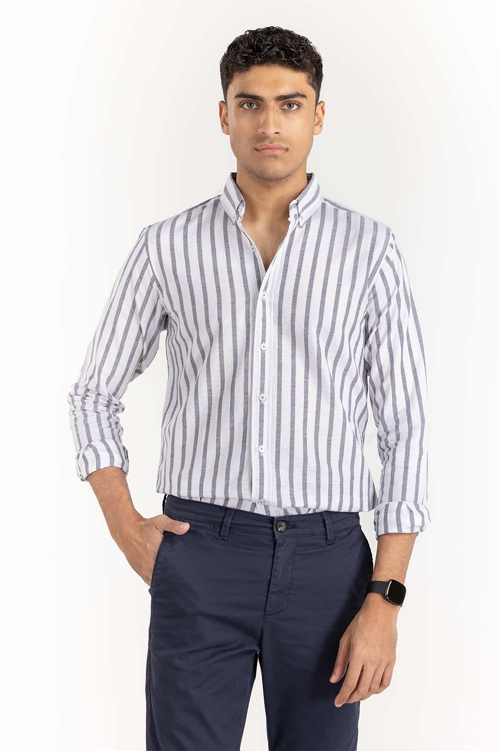 Multi Color Striped Casual Shirt CS-YD22-028
