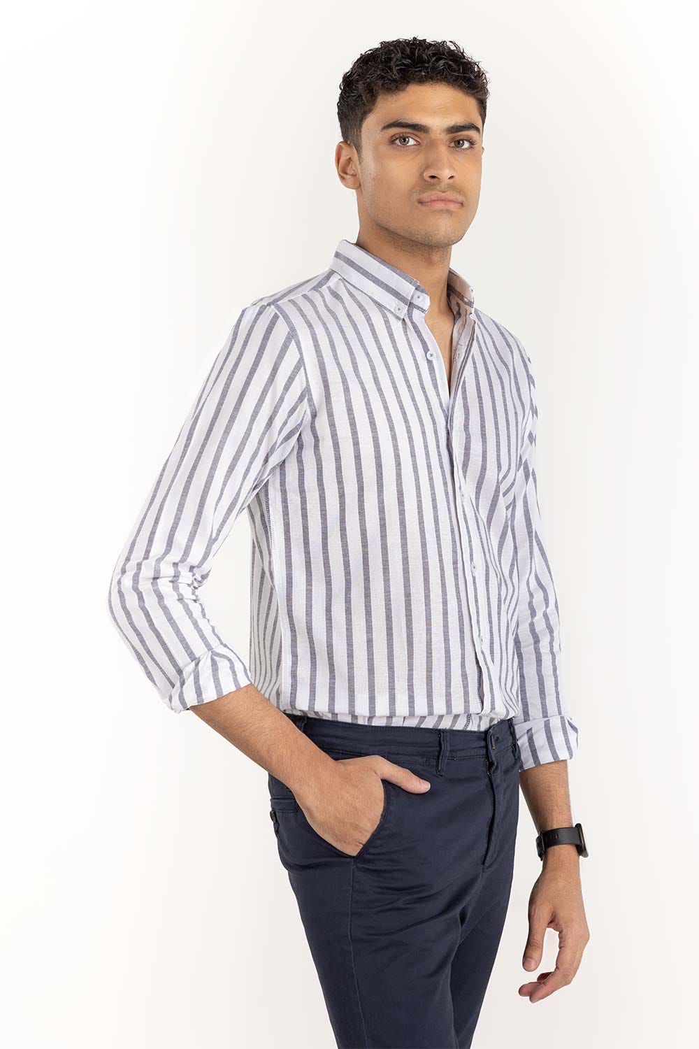 Multi Color Striped Casual Shirt CS-YD22-028