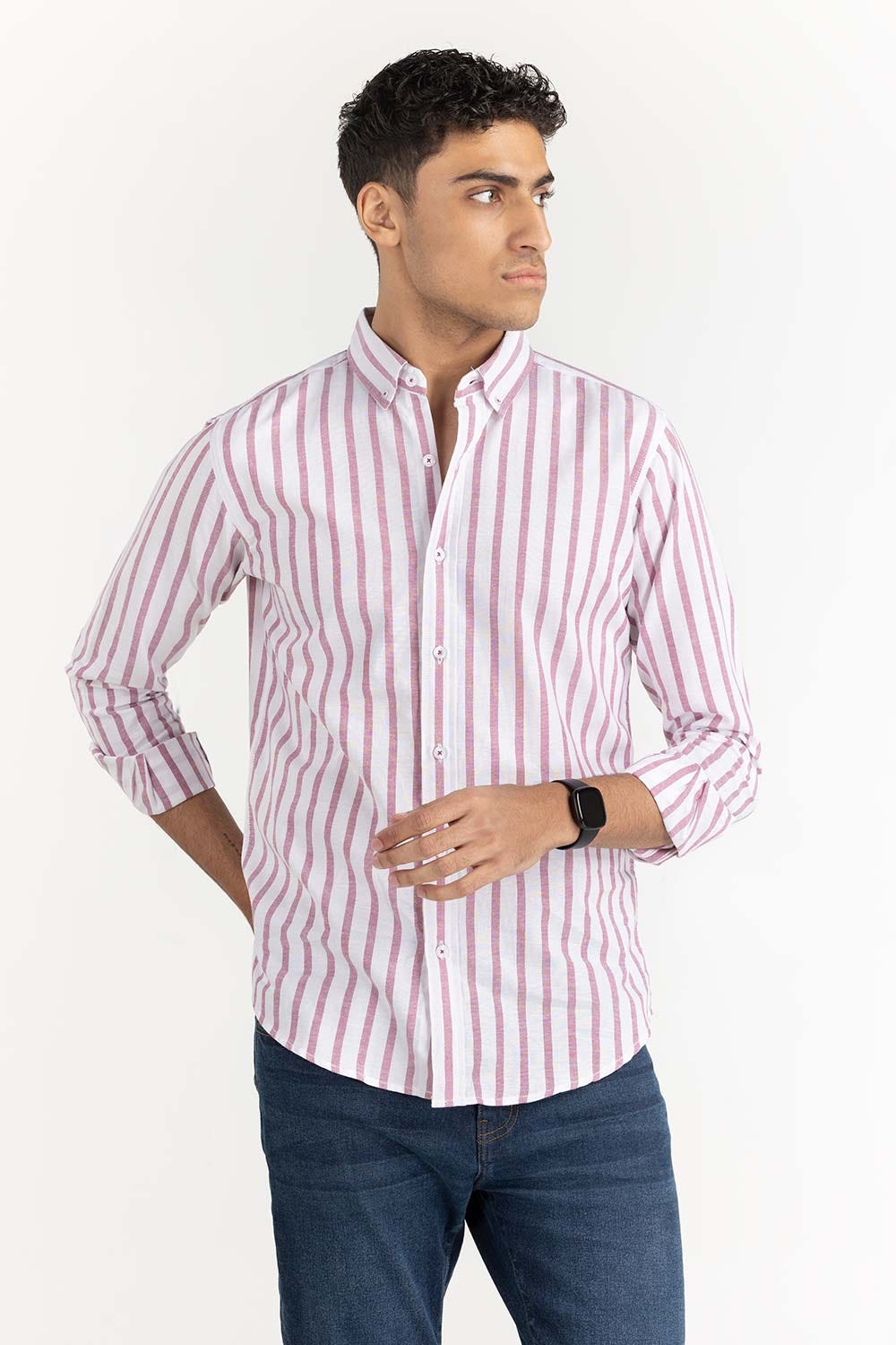 Multi Color Striped Casual Shirt CS-YD22-029