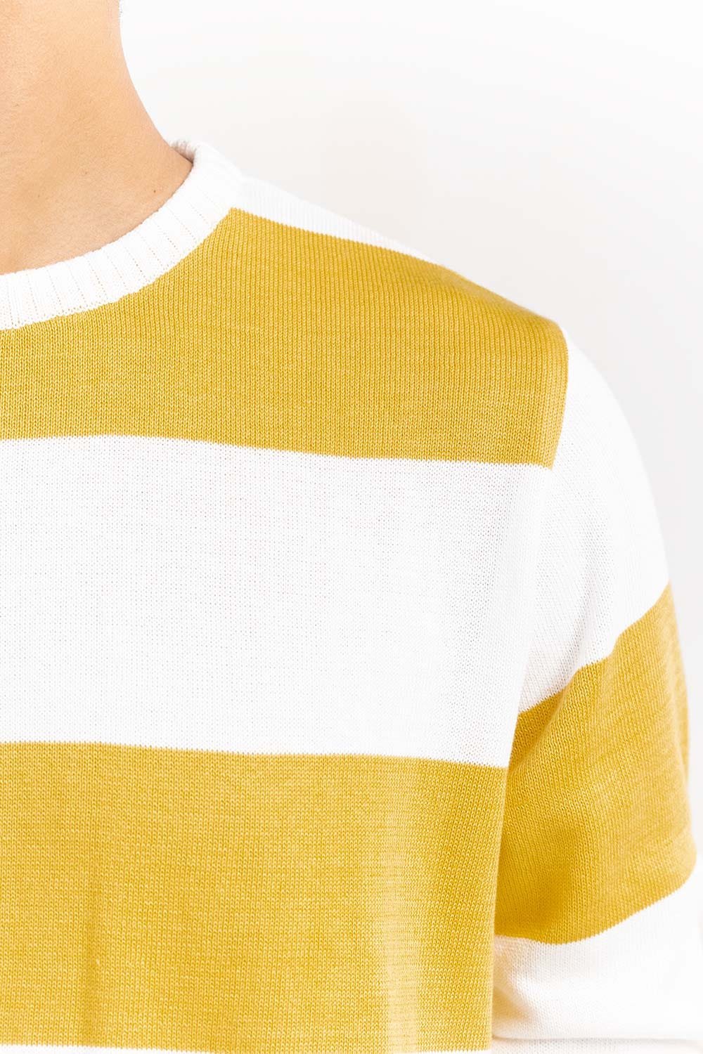 Multi Color Striped Crew Neck Sweater SWT-FFSCN22-202