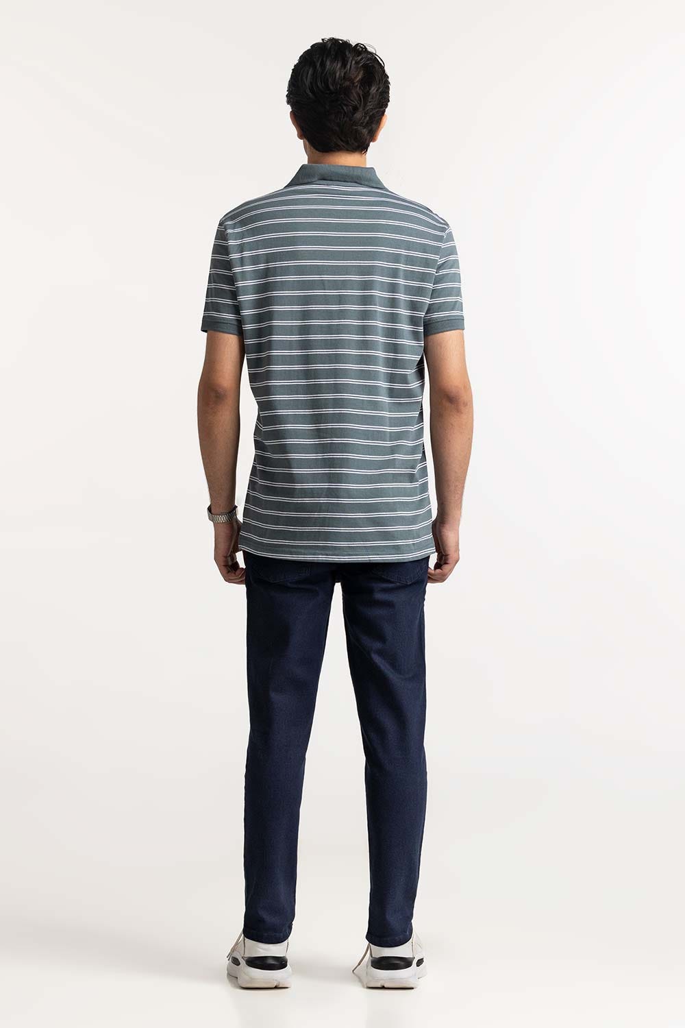 Multi Color Striped Polo PS-FSHN24-085