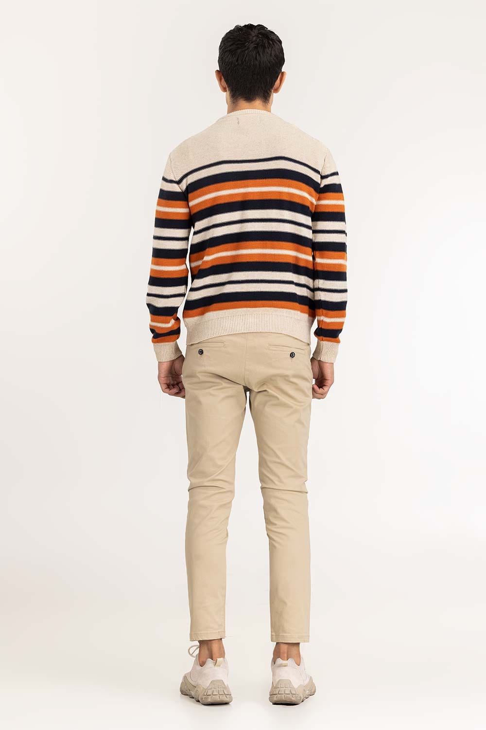 Multi Color Striped Sweater SWT-FFSCN22-193