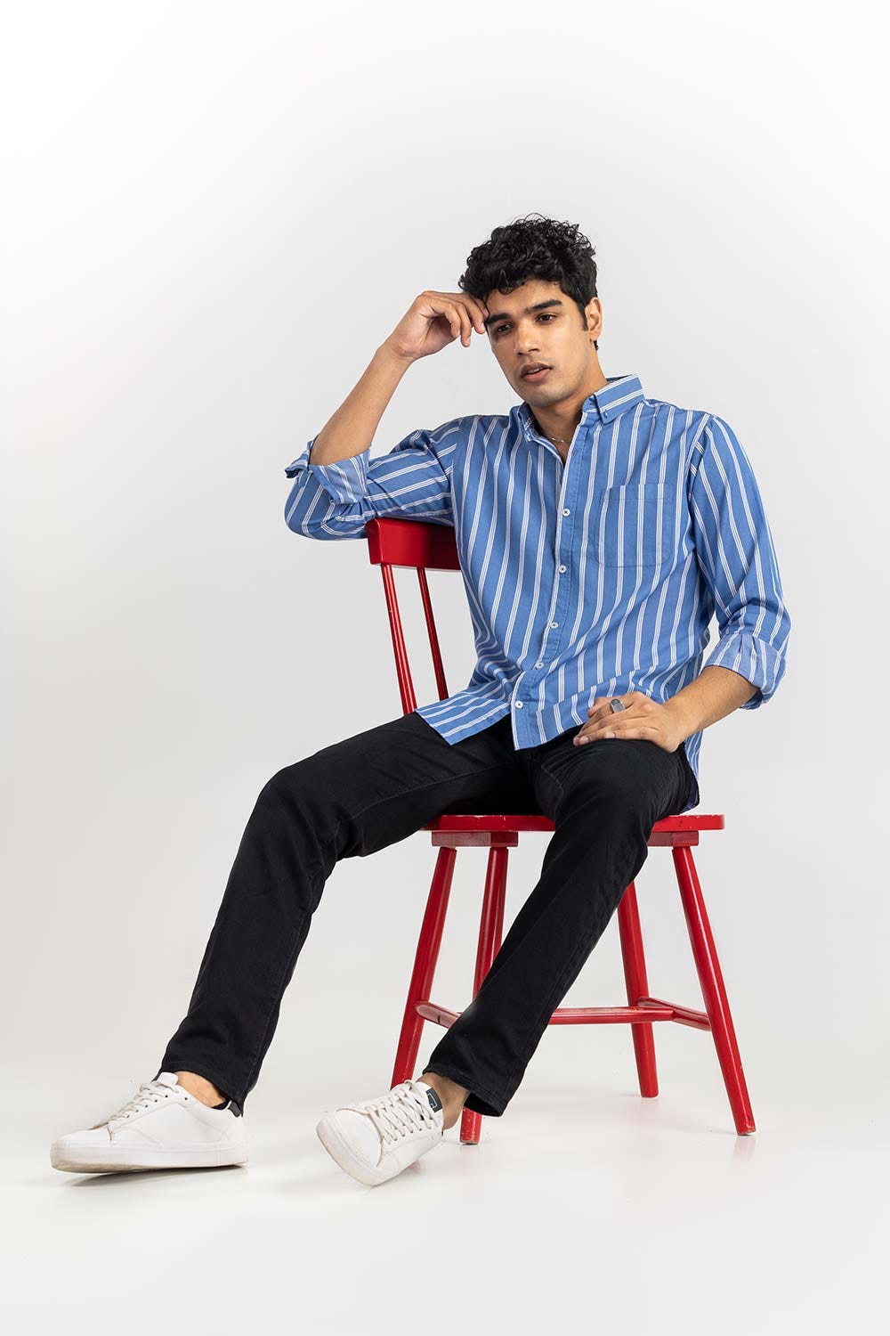 Multi Color Stripped Casual Shirt CS-YD22-014