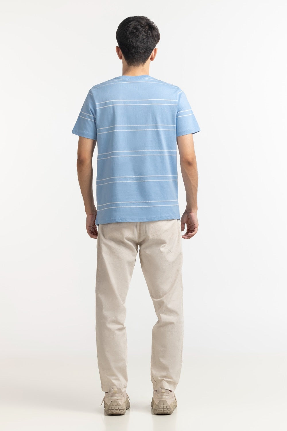 Multi Color Twin Striped Tee TS-CNSJ24-199