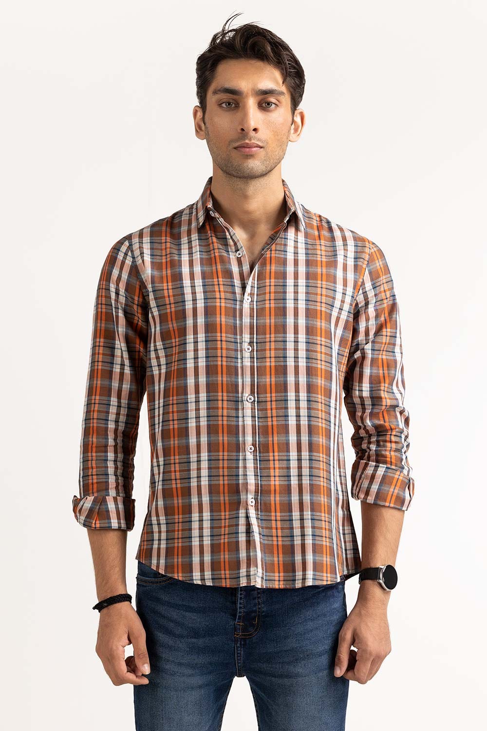 Multi Color Yarn Dyed Checkered Casual Shirt MN-CS-YD23-004