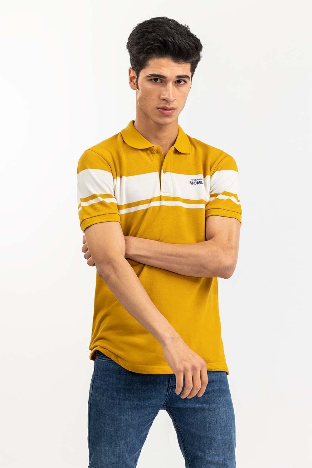 Multi Color Yarn Dyed Polo PKP-YD-D77