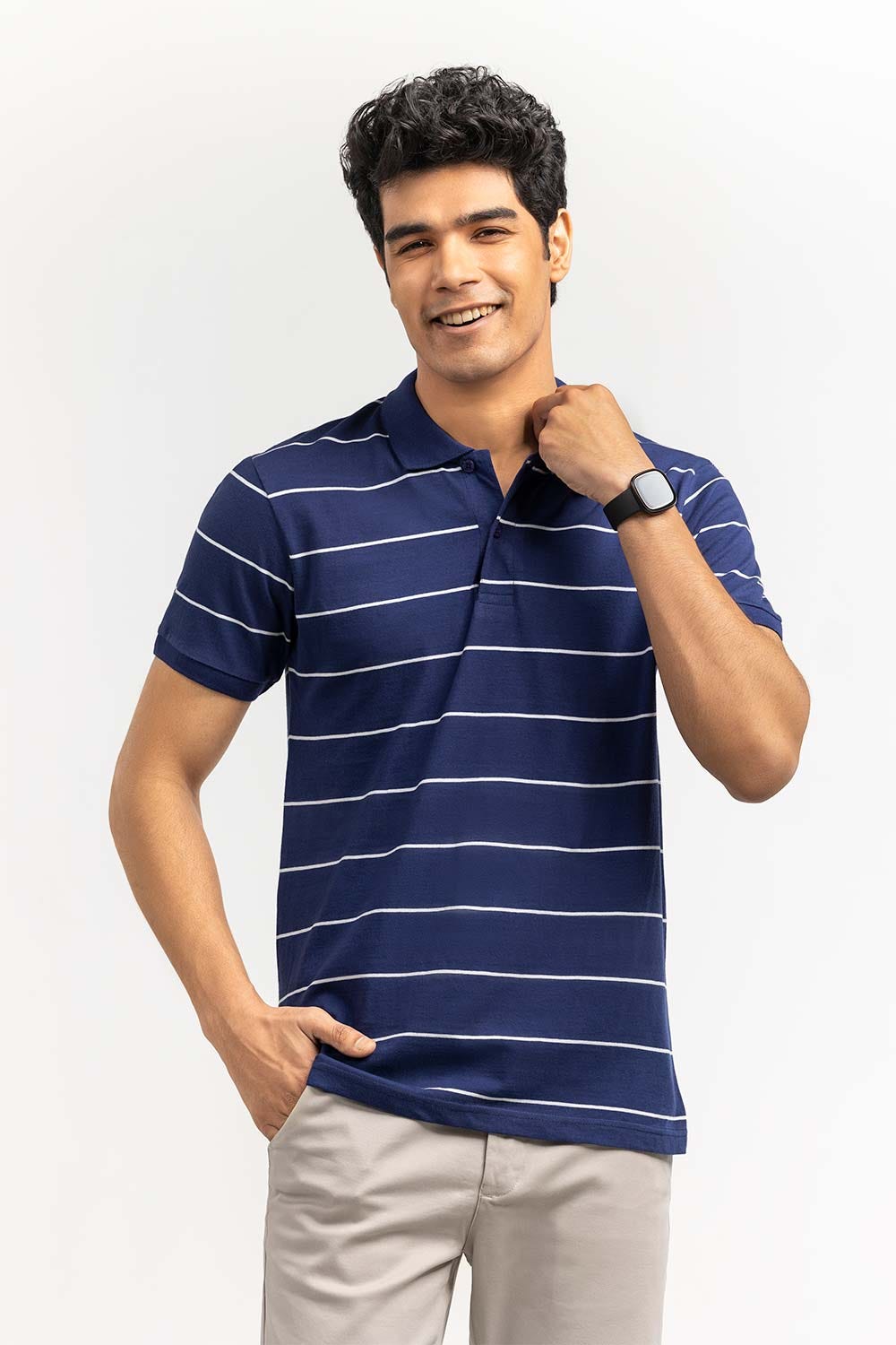 Multi Color Yarn Dyed Polo SJP-YD-D087