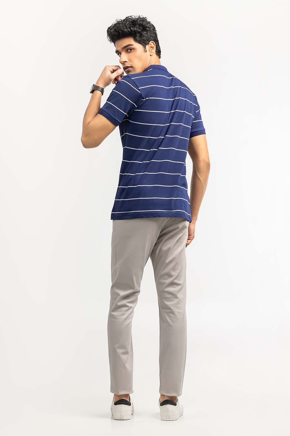 Multi Color Yarn Dyed Polo SJP-YD-D087