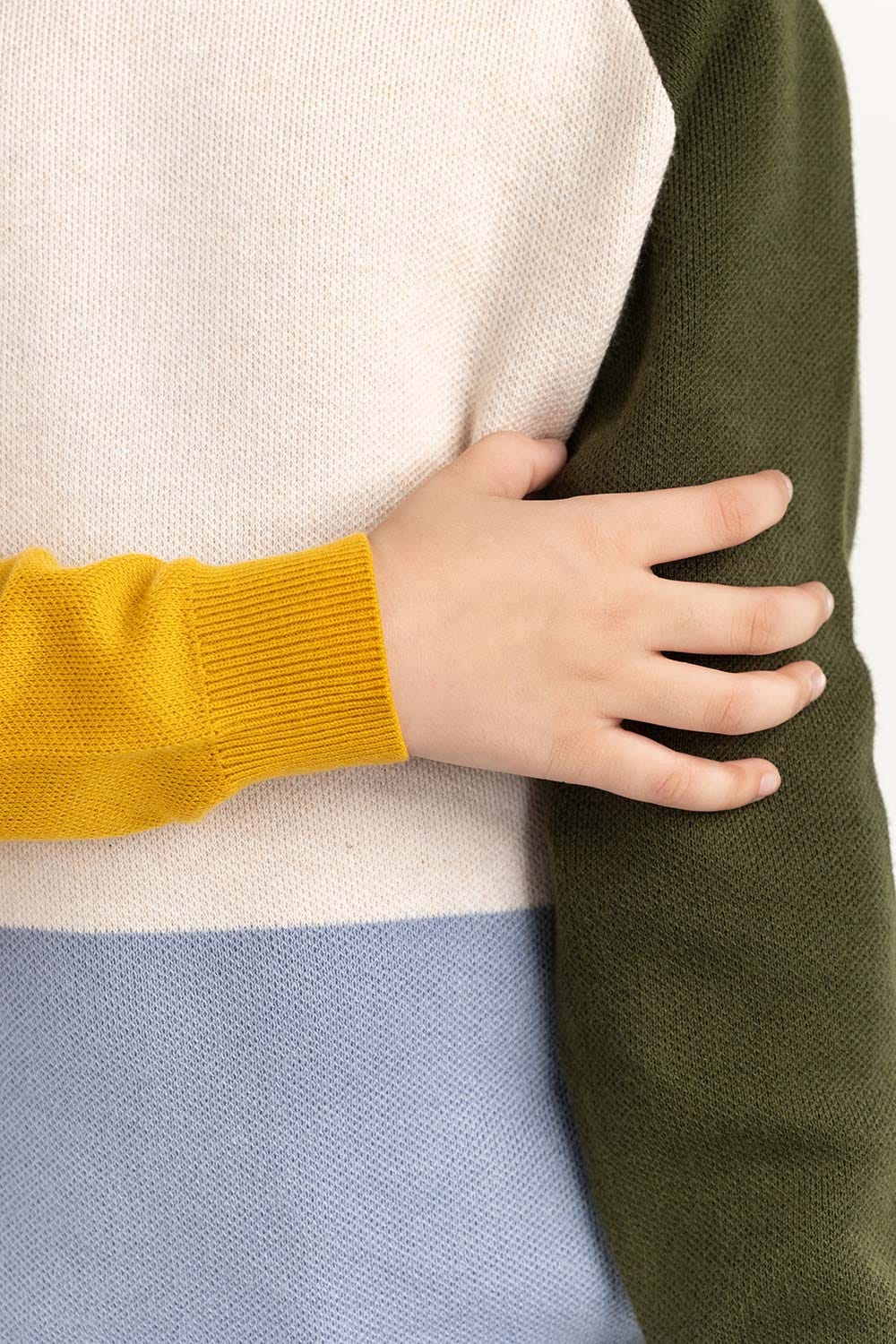 Junior Boy Multi Knit Sweater 224-311-031