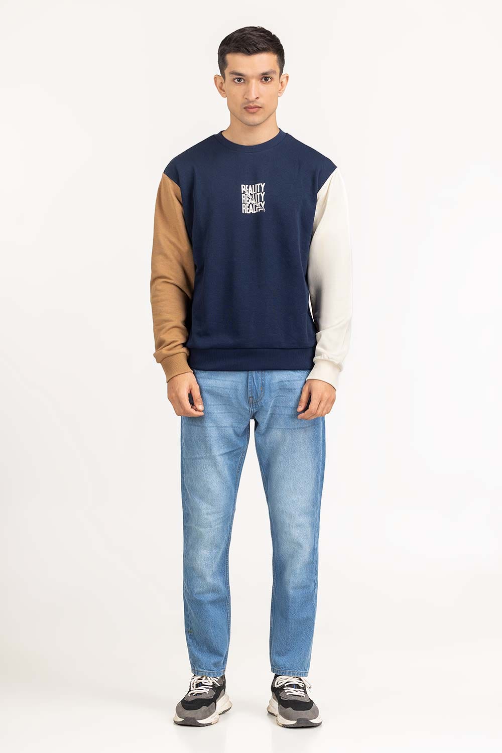 Multi Knit Sweatshirt 224-112-058