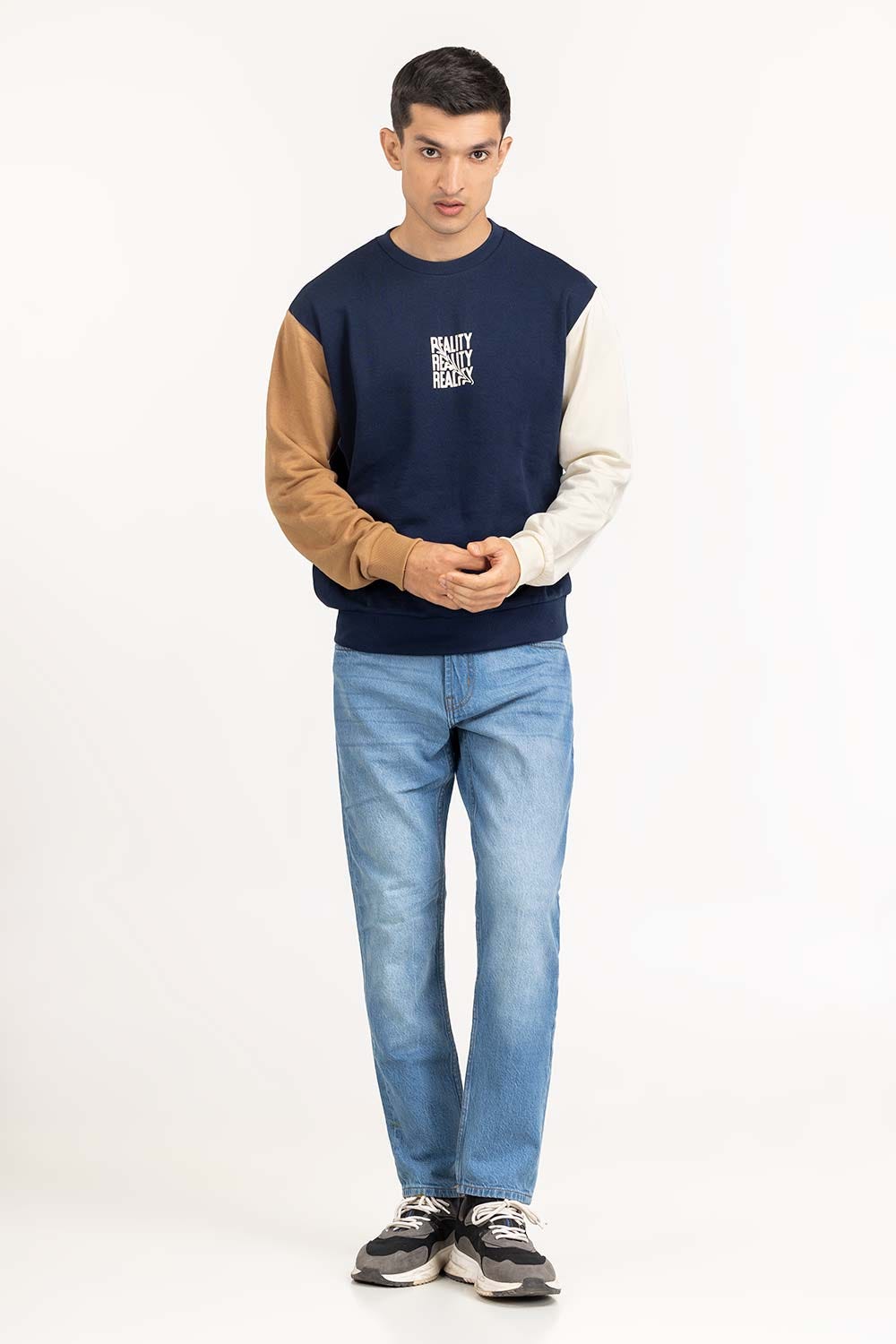 Multi Knit Sweatshirt 224-112-058