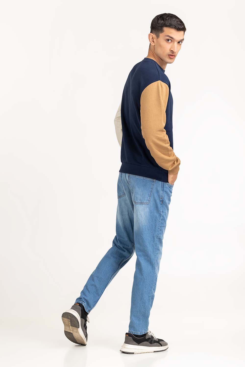 Multi Knit Sweatshirt 224-112-058