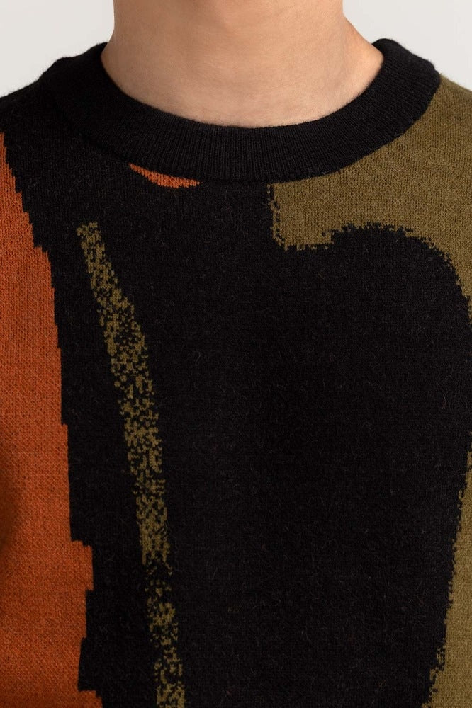 Multi Pattern Fashion Sweater MN-SWT-WS23-038