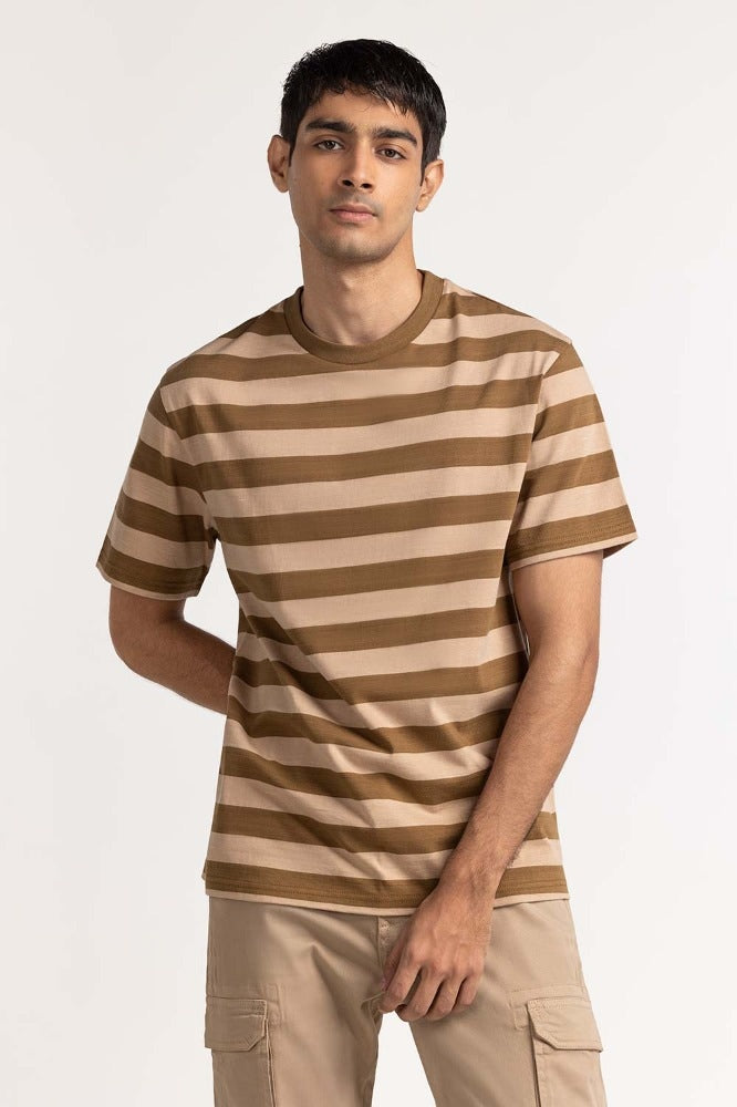 Multi Striped Tee TS-CNSJ24-101