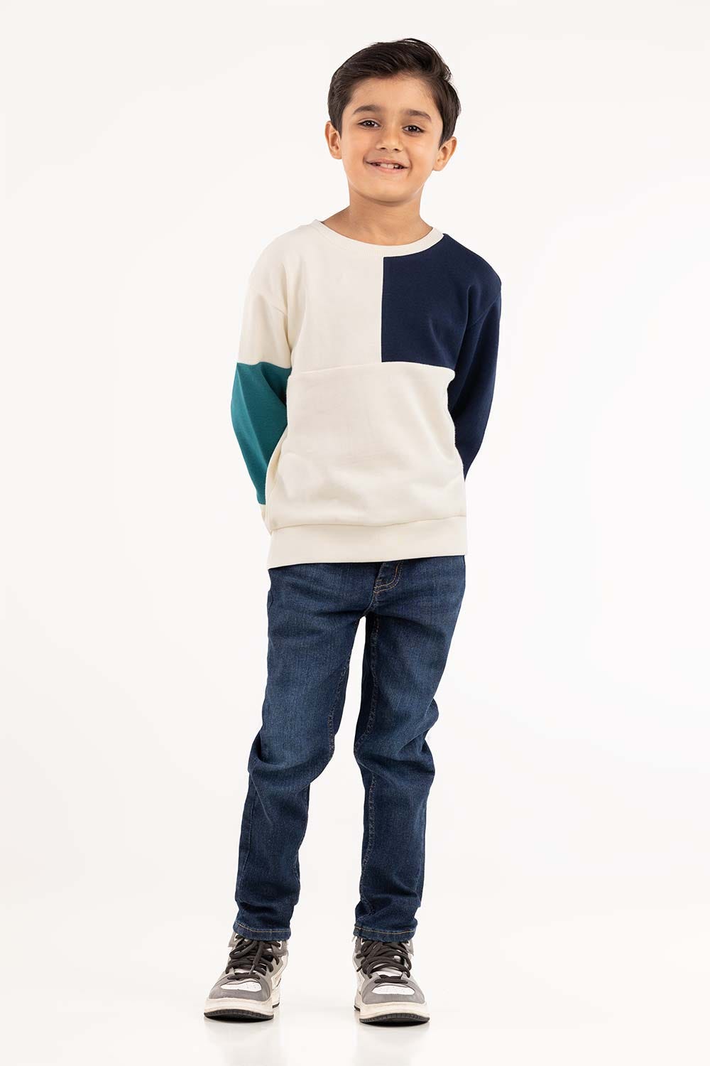 Junior Boy Multi Sweatshirt 224-312-006