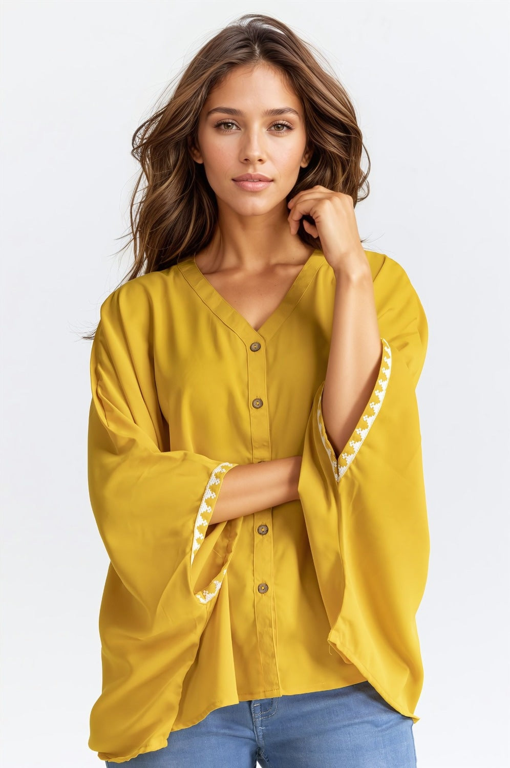 Mustard Basic Blouse WM-CS-SS24-075