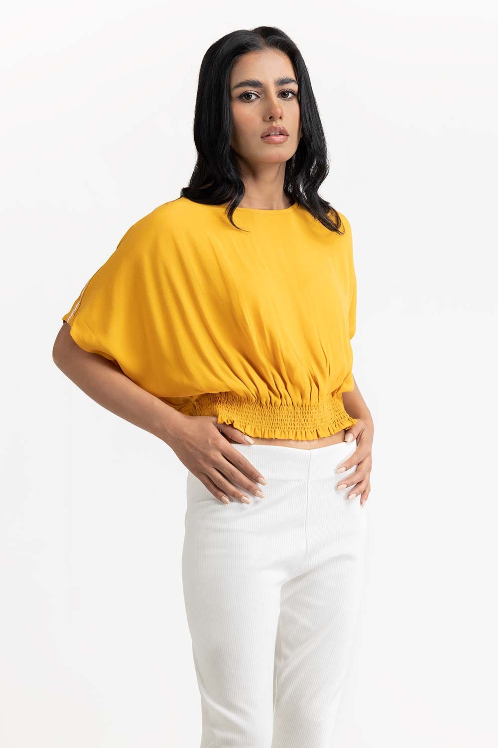 Mustard Blended Top 231-217-036