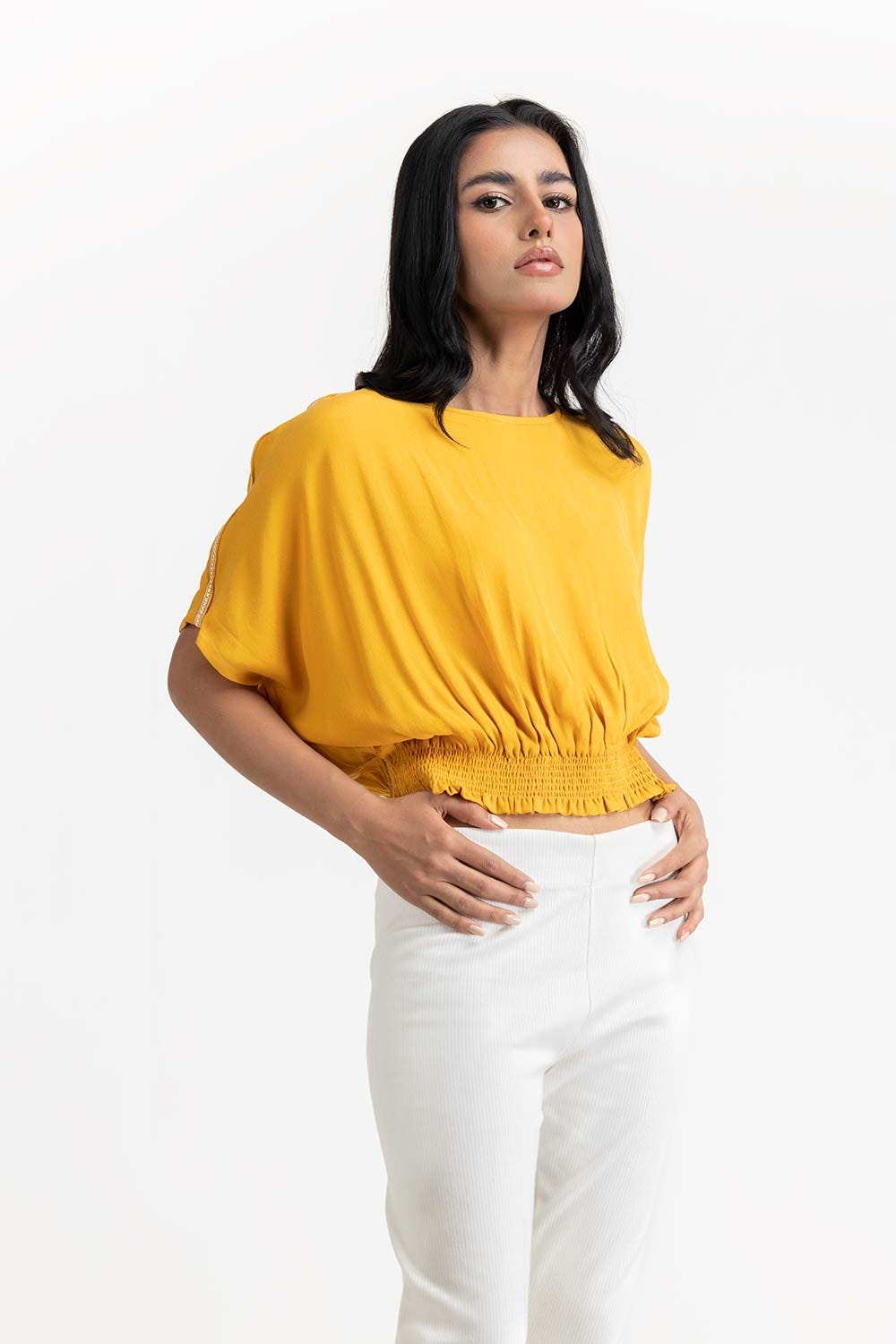 Mustard Blended Top 231-217-036