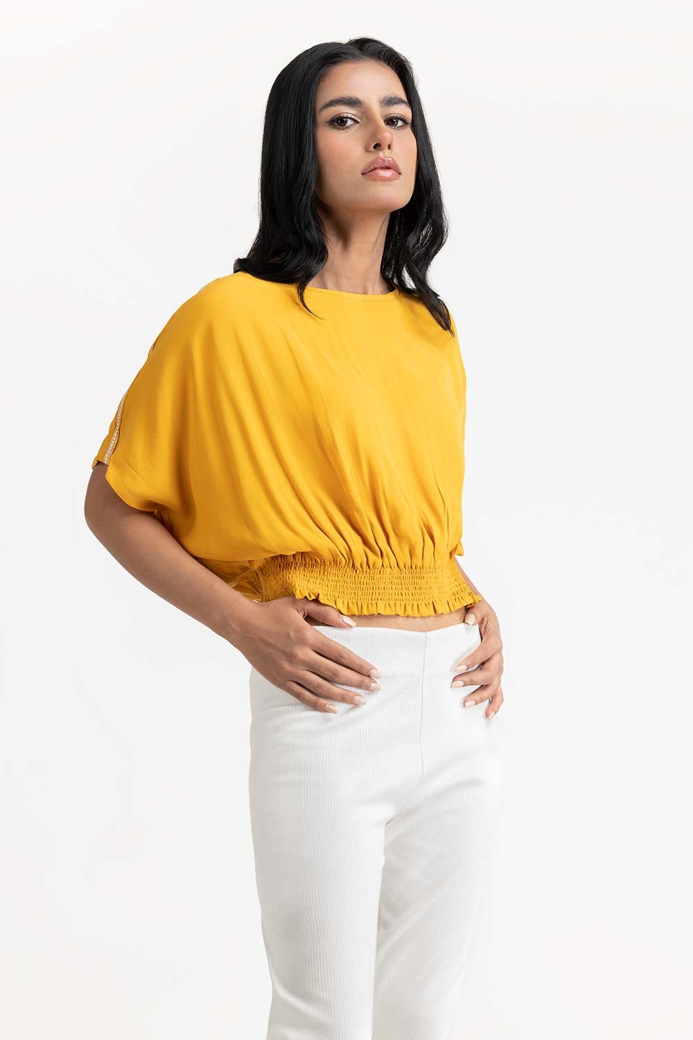 Mustard Blended Top 231-217-036