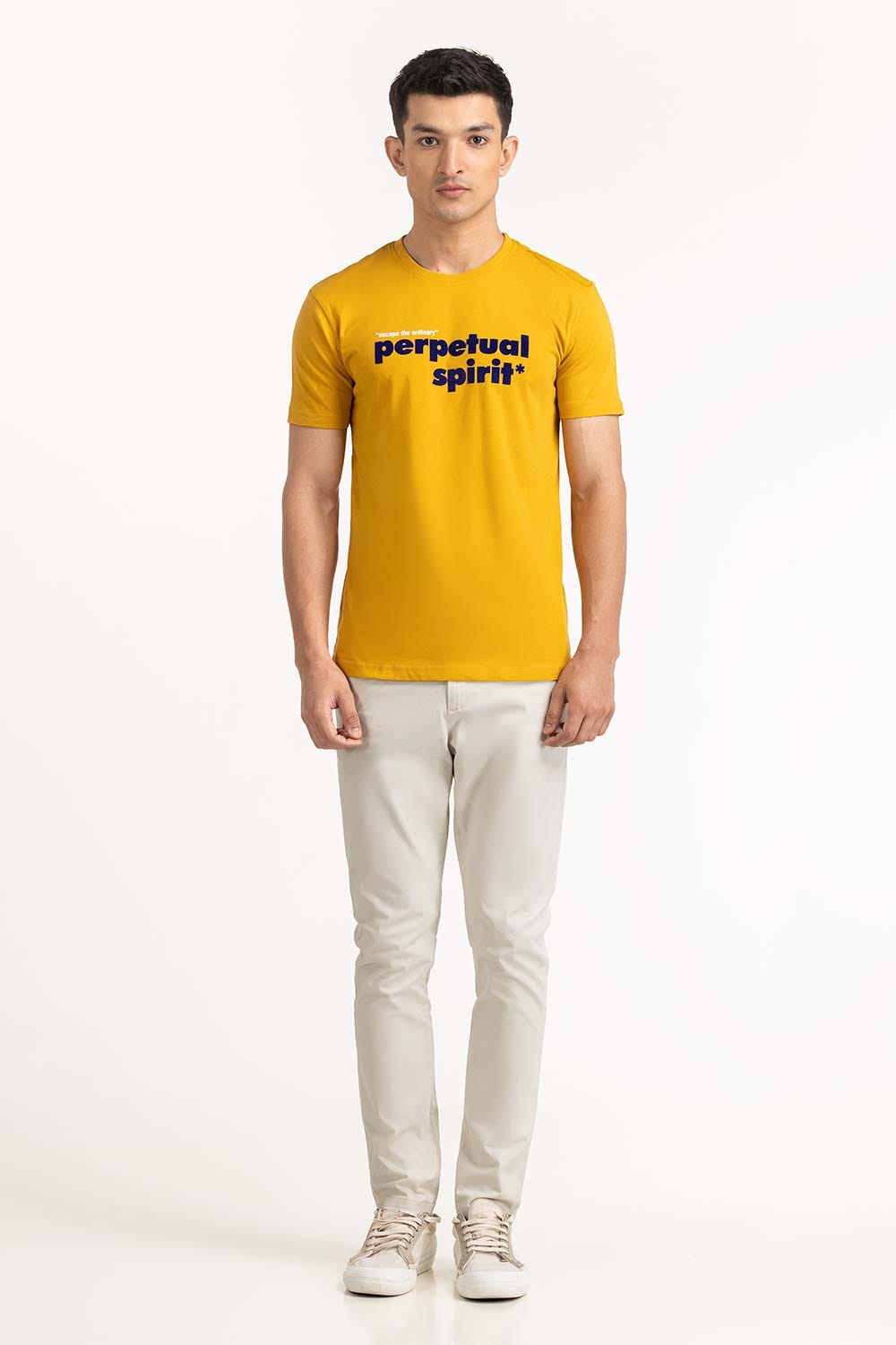 Mustard Grapic Tee TS-CNSJ23-263